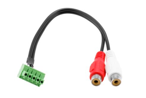 AMX  CC-3.5ST5-RCA2F 5 针 3.5 毫米 Phoenix 转 2 RCA 母线