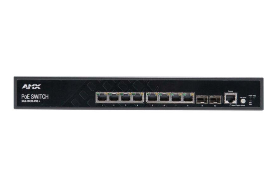 AMX NXA-ENET8-POE+ 千兆 PoE 以太网交换机